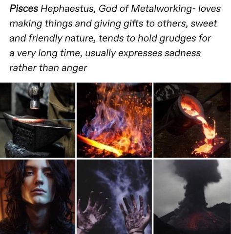 Hephaestus Fanart, Children Of Hephaestus, Hephaestus Art, Aphrodite And Hephaestus, Signs As Greek Gods, Hephaestus Aesthetic, Demigod Diaries, Hephaestus Cabin, Child Aesthetic