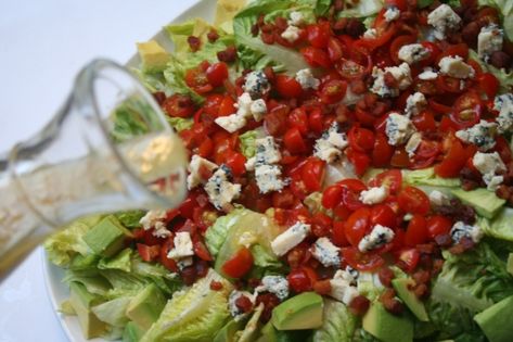 Maggianos Salad, Maggianos Chopped Salad, Blue Cheese Salad Recipes, Chopped Salad Dressing, Chopped Salad Recipe, Blue Cheese Salad, Chopped Salad Recipes, Italian Chopped Salad, Salad Dressing Recipe