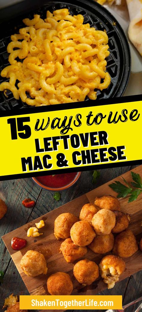 Left Over Kraft Mac And Cheese What To Do With, Things To Make With Mac And Cheese, Mac And Cheese Fritters, Meals With Macaroni And Cheese, Mac And Cheese Leftover Recipes, Macaroni Leftovers, Recipes With Leftover Mac And Cheese, Leftover Mac N Cheese Recipes, Leftover Kraft Mac And Cheese Recipes