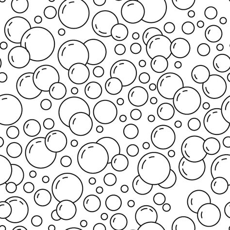 Vector soap bubble pattern seamless prin... | Premium Vector #Freepik #vector #soap-foam #soap-bubbles #foam #water-balloons Bubble Doodle, Bubble Tattoo, Floating Bubbles, Underwater Bubbles, Bubble Texture, Soap Foam, Indesign Layout, Artistic Patterns, Bubble Pattern