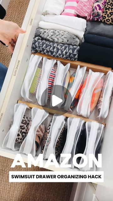 MEAGHAN KESSMAN HOME ORGANIZATION on Instagram: "Swimsuit drawers are such an eyesore. I am so happy with these clear pouches. They look great and save you time, especially when packing for a trip. Comment SWIM for the link to buy. 👙🏝️⛱️" Bathing Suit Storage Ideas, Swimsuit Storage Ideas, Swimsuit Storage, Suit Storage, Packing For A Trip, Wrap Swimsuit, Bath Organization, Organisation Hacks, Personal Organization