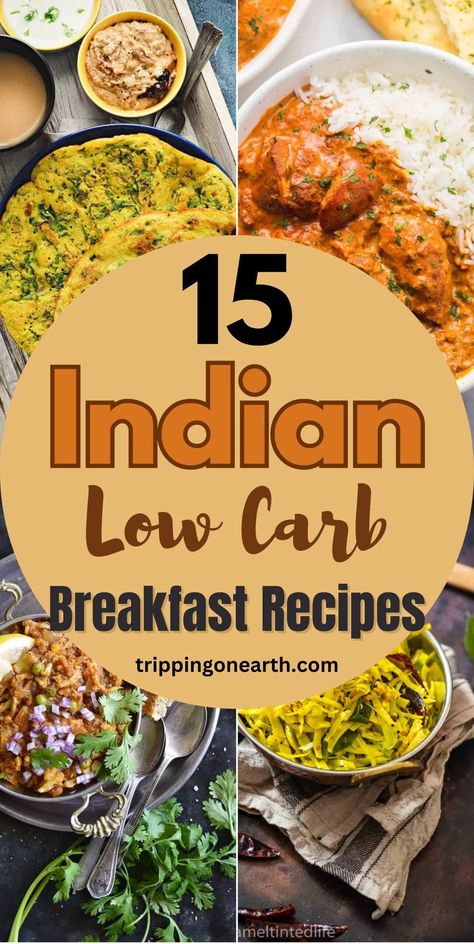 15 Best Indian Low Carb Breakfast Recipes - Tripping On Earth Low Carb Indian Food, Instant Pot Chicken Tikka Masala, Instant Pot Cauliflower, No Carb Breakfast, Keto Ground Beef Recipes, Paneer Bhurji, Keto Ground Beef, Low Calorie Breakfast, Low Carbohydrate Recipes