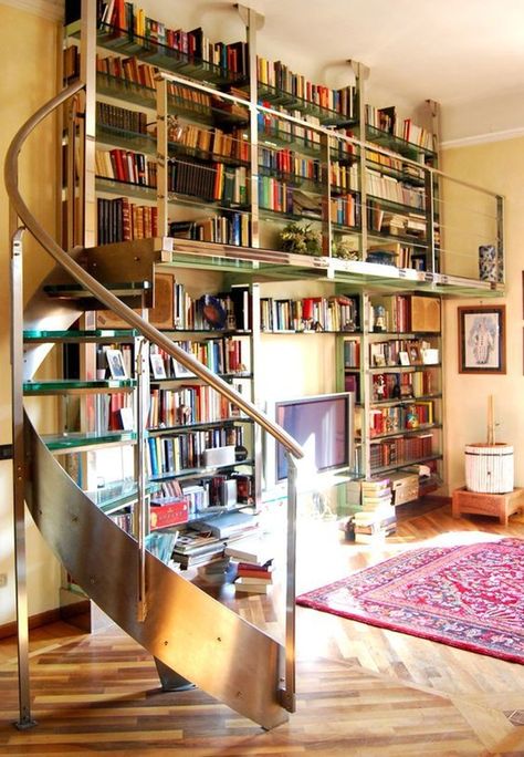 Home Library Design Ideas, Library Inspiration, Dream Library, Home Library Design, Design Library, Home Libraries, Library Design, Home Library, Dream Rooms