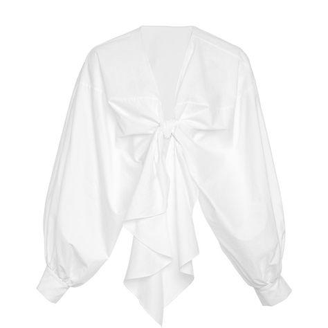 Johanna Ortiz M'O Exclusive Gabon Stretch Cotton Poplin Top ($595) ❤ liked on Polyvore featuring tops, white, oversized white top, oversized tops, relaxed fit tops, white top and white tie front top White Tie Front Top, Cotton Poplin Top, Oversized Tops, Poplin Top, Tie Front Top, Johanna Ortiz, Moda Vintage, White Tie, White Top