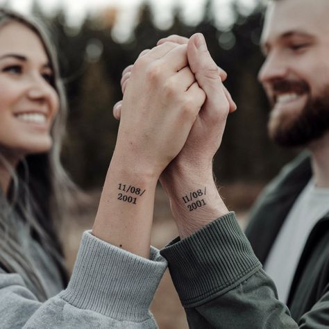 Getting small matching tattoos as a married couple is a beautiful way to express love and commitment. These tattoos not only reflect your unique bond but also serve as a permanent reminder of your journey together. Below, you’ll find 30 inspiring ideas that can help you choose the perfect small tattoo to match with your spouse. Tattoos With Husband, Spouse Tattoos Marriage, Matching Tattoos For Married Couples, Married Tattoos, Spouse Tattoos, Married Couple Tattoos, Small Matching Tattoos, Cute Little Tattoos, Express Love