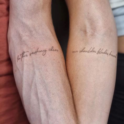 25 Small And Meaningful Tattoos For Married Couples Biblical Couple Tattoos, Christian Couples Tattoos, Wife And Husband Tattoo, Small And Meaningful Tattoos, Christian Couple Tattoos, Catholic Tattoos For Women, Mrs Tattoo, Spouse Tattoos, Romantic Tattoos