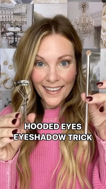 Date Night Eye Makeup Hooded Eyes, Makeup For Blue Eyes Blonde Hair Over 40, Colored Eye Shadow, Hooded Eye Tricks, Hooded Green Eyes Makeup, Hooded Eye Natural Makeup Looks, Eyeshadow For Brown Hooded Eyes, How To Put On Eyeshadow For Hooded Eyes, Hooded Eye Hacks