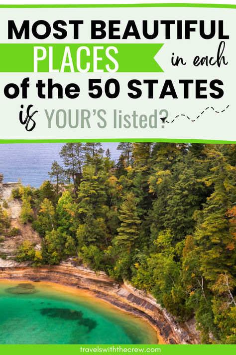 The most beautiful places in each of the 50 states. Is your favorite on our list? Top States To Visit In The Us, Best Things To Do In Every State, Best States To Live In, Visit All 50 States, Travel All 50 States, Travel Blog Post Ideas, Mystic River, Beautiful Travel Destinations, Road Trip Usa