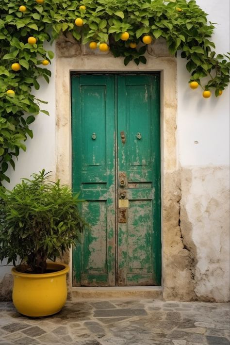 Old Door Photography, Aesthetic Doors, Door Photography, Door Aesthetic, Rainbow Door, Window Photography, Old Window Frames, India Home Decor, Door Picture