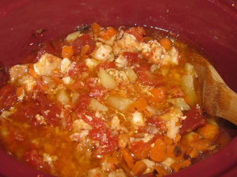 South Carolina Catfish "Stew" (crock pot) Catfish Stew Recipe South Carolina, Southern Catfish Stew Recipe, Catfish Stew Recipe, Catfish Stew, Soup Crock Pot, Cooking Pork Roast, Seafood Stew Recipes, Fish Stew Recipes, Bisque Soup