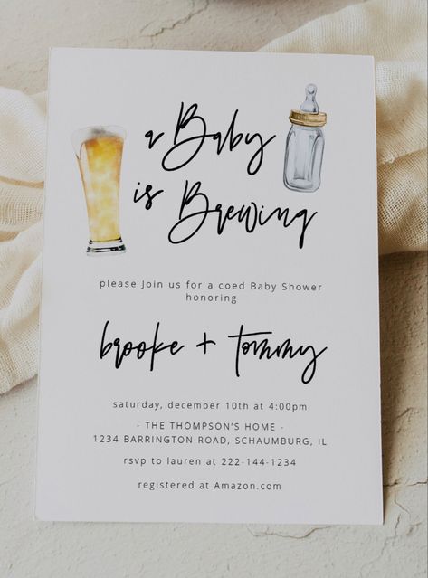 Diaper Keg Invites Baby Shower Ideas, Beers And Diapers Party, Diaper Bash Ideas, Diaper Keg Invitations, Diaper Keg Party Ideas Games, Pizza And Beer Baby Shower Ideas, Baby And Brews Shower Ideas, A Baby Is Brewing Baby Shower Ideas Beer, Happy Hour Baby Shower Ideas