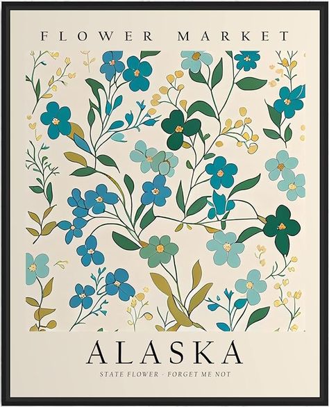 Alaska Artwork, Alaska Poster, Living Room Artwork, Alaska Art, Office Wall Decoration, Dog Pop Art, California Poster, Surface Patterns, Room Artwork