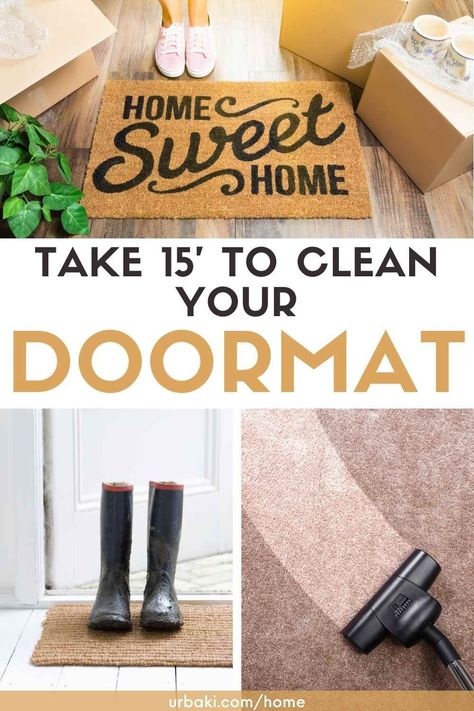 How To Clean Front Door Mat, How To Clean Coir Doormat, How To Clean Door Mat, How To Store Door Mats, Door Mat Storage, Jute Doormat, Porch Mat, Home Stores, Entry Mats