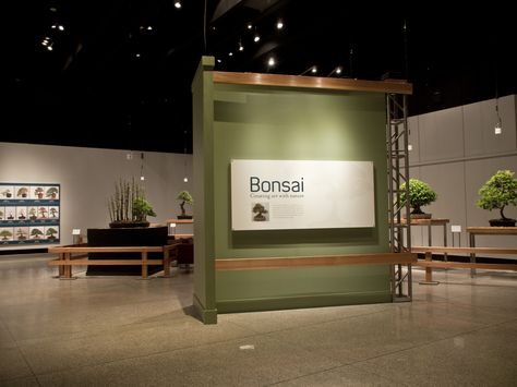 Bonsai exhibit Science Gallery, Exhibit Design, Exhibition Space, Bonsai Tree, Exhibition Design, Cafe, Design