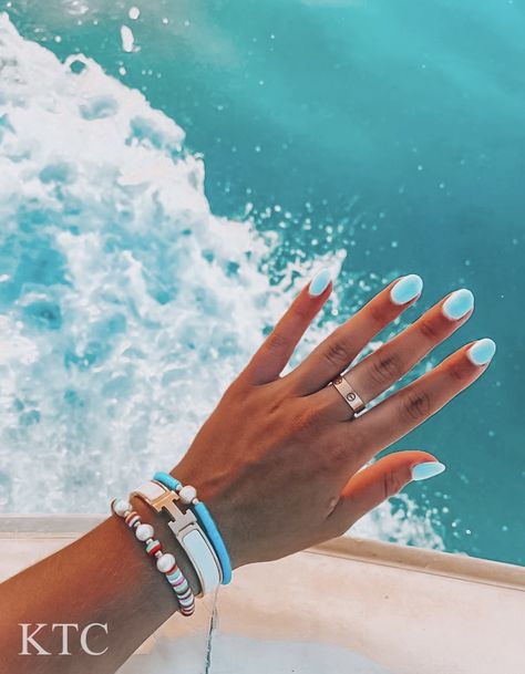 Summer Vacation Nails, Preppy Nails, Teen Nails, Cruise Nails, Spring Break Nails, Beachy Nails, Summer Nails Beach, Cute Simple Nails, Broken Nails