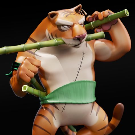 Roronoa Zoro - TIGER VERSION!, Yuri Oshiro on ArtStation at https://www.artstation.com/artwork/3xOGB Zoro Tiger, Tiger Art, Roronoa Zoro, 3d Characters, Pin Collection, Anime, Art