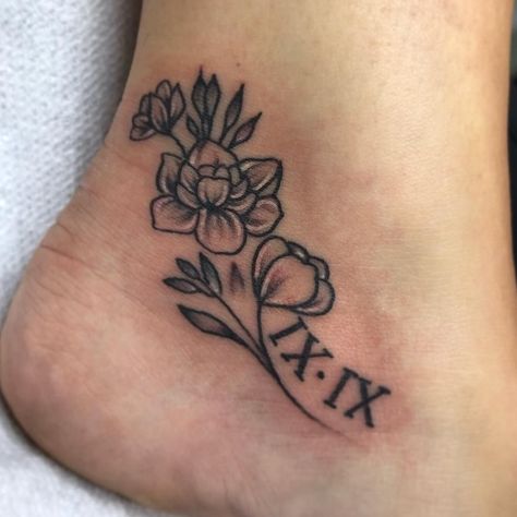 Numerical Tattoos, Floral Vine Tattoos, 2022 Font, Wedding Date Tattoos, Charlotte Tattoo, Blackberry Tattoo, Tattoos 2022, Liverpool Tattoo, Faith Tattoo On Wrist