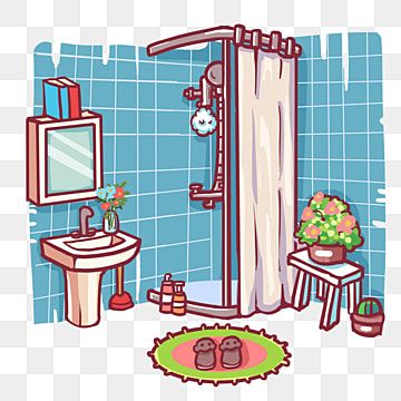 shower curtain,shower,,mirror cabinet,mirror,flowers,bouquet,book,restroom,toilet,bathroom,bathroom,take a bath,,indoor Bathroom Clipart, Bathroom Illustration, Turquoise Highlights, Small Window Curtains, Shower Mirror, Cute Frames, Glyph Icon, Kindergarten Math Worksheets, Green Watercolor