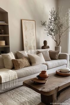 Home Decor: #homedecor, #interiordesign, #homedesign, #decor inspiration Neutral Color Home Interior, Elegant Organic Interior, Organic Modern House Decor, Organic Desert Living Decor, Organic Transitional Living Room, Modern Organic Apartment, Organic Modern Apartment, Neutral Home Decor Living Room, Organic Modern Aesthetic