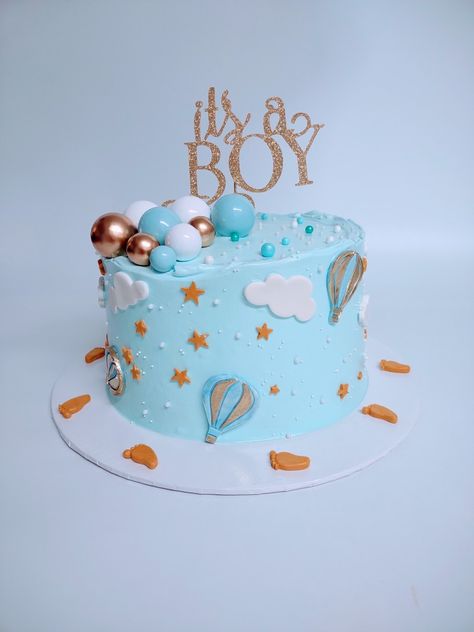 Tort Baby Shower Boy, It’s A Boy Cake, Blue Cake For Boys, Baby Boy Cake Design, Welcome Baby Boy Cake Ideas, Baby Shower Cake Ideas For Boys, Baby Shower Cake Designs Simple, Baby Boy Welcome Cake, Simple Baby Shower Cake Ideas