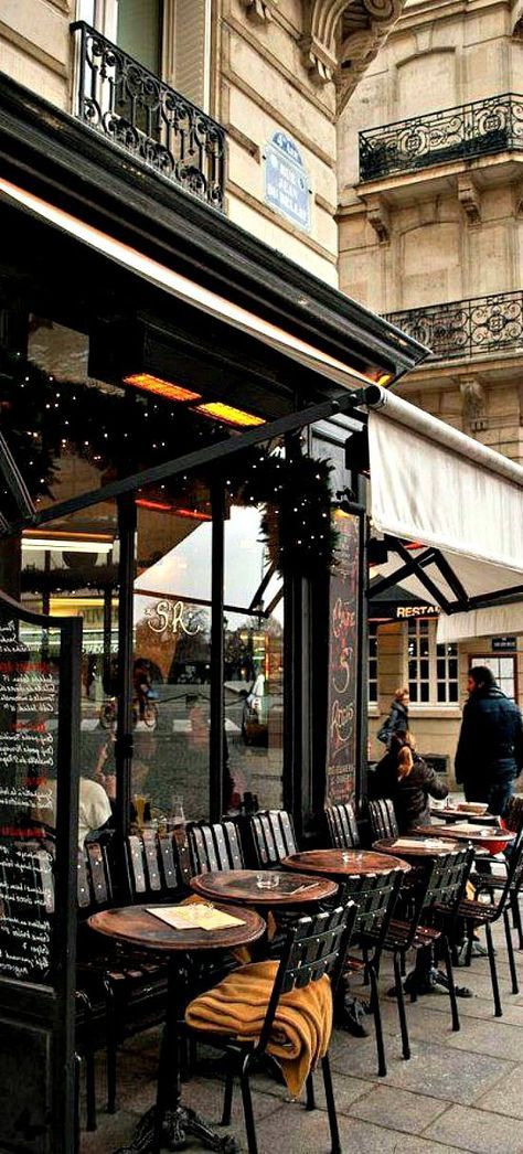 Sidewalk Cafe, French Cafe, Paris Cafe, Tables And Chairs, Paris Photo, Paris Travel, Oh The Places Youll Go, Cafe Restaurant, Saint Louis