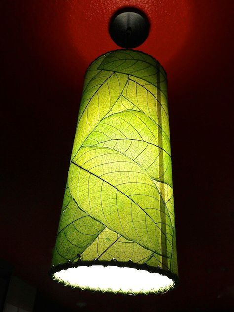 Free Decoupage Ideas If You Need Inspiration for Your Next Project Diy Lampshade, Diy Pendant Light, Diy Shades, Lampshade Designs, Artificial Leaf, Diy Lamp Shade, Art Deco Lamps, Home Goods Decor, Plant Lighting