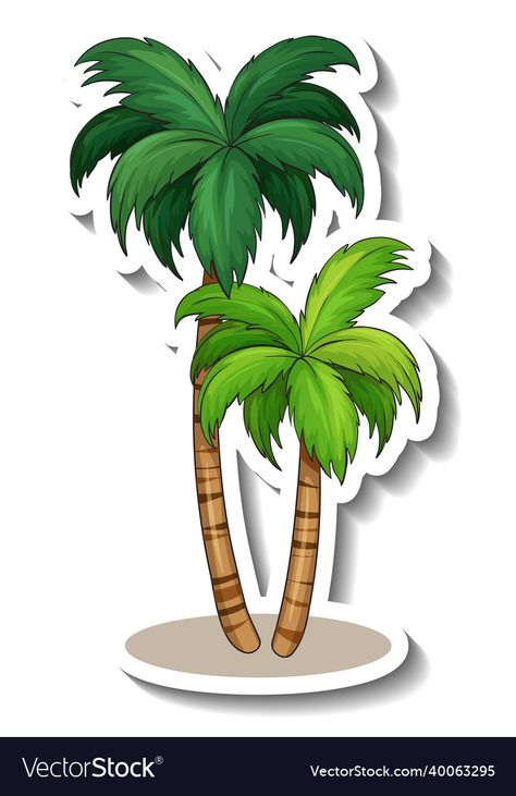 Palm Tree Clipart, Cow Cartoon Images, Airplane Birthday Party Decorations, Palm Tree Sticker, Lilo En Stitch, ليلو وستيتش, Safari Invitations, Photo Cake Topper, Tree Sticker