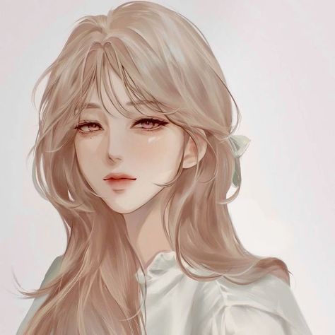 Korean Art, Digital Art Anime, Realistic Art, Girls Cartoon Art, Digital Art Girl, Anime Couples Drawings, Girl Icons, Girl Drawing, Pretty Art