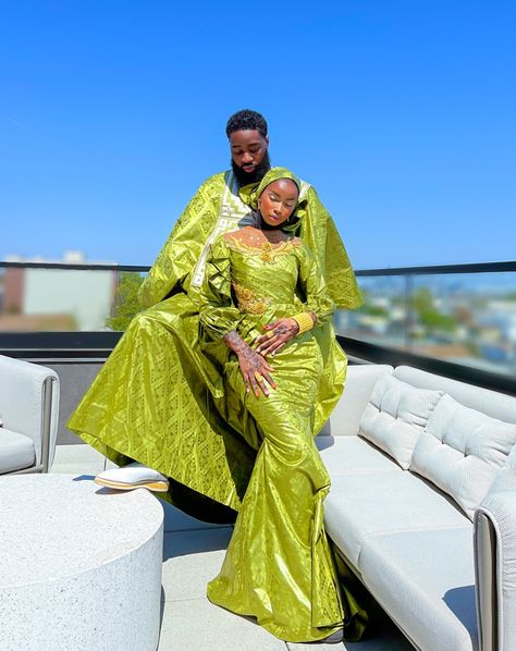 Bazin Styles, Couples Business, Eid Clothes, Eid Outfit Ideas, Couples African Outfits, Traditional African Clothing, Eid Outfit, Best African Dresses, Pink Evening Dress