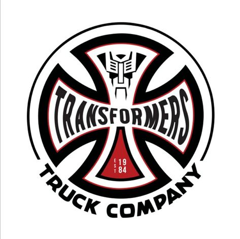 Transformers Truck Company Independent Truck Company, Truck Company, Creature Skateboards, Skate Stickers, Trucking Companies, Skateboard Stickers, Brand Logos, Vector Logos, Buick Logo