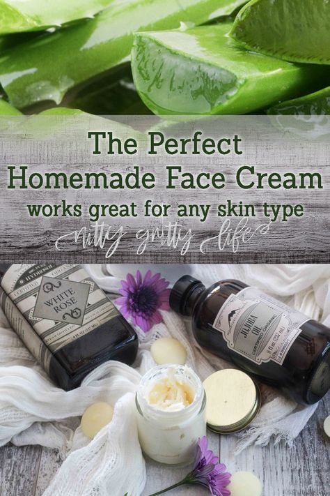 Do you love the rich luxurious fragrance and texture of department store face moisturizers, but want to avoid the toxic ingredients and staggering price tag?  This simple all natural homemade face cream is perfect and totally modify-able for all skin types! #homemadefacecream #diyskincare #naturalbeauty Diy Face Lotion, Homemade Face Lotion, Medical Garden, Herbal Diy, Homemade Salve, Face Cream Recipe, Homemade Face Moisturizer, Diy Face Cream, Lotion Bars Diy