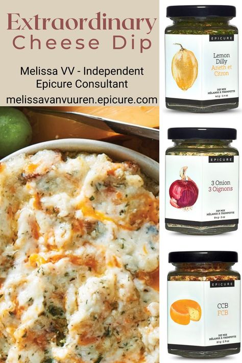 Epicure Cheese Dip Recipe, Epicure Chip Dip, Extraordinary Cheese Dip Epicure, Epicure Extraordinary Cheese Dip, Epicure Recipes Dips, Epicure Dip Recipes, Epicure Recipes Dinners, Epicure Appetizers, Epicure Dips