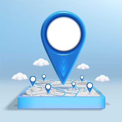 Gps icon mockup on the city map with pin... | Premium Vector #Freepik #vector #navigation-map #street-map #city-map #location-background Location Creative Ads Design, Location Flyer Design, Map Location Poster Design, Map Social Media Design, Map Location Design, Location Social Media Design, Location Poster Design, Location Background, Location Post