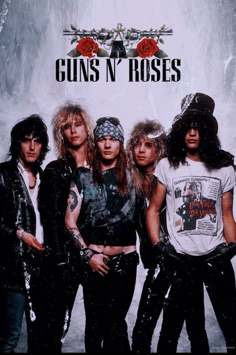 Music video by Guns NRoses performing Live And Let Die. (C) 1991 Guns NRoses Rock Band Posters, Rock Aesthetic, Band Wallpapers, Axl Rose, Rock Posters, Rock Legends, Band Posters, Rose Wallpaper, The Duff