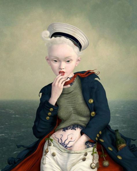 'Tainted by the Sea' Ray Caesar, Pop Surrealism Lowbrow, Brow Art, Childhood Art, Sarah Louise, 3d Modeling Software, Art Surrealism, Lowbrow Art, Creepy Art