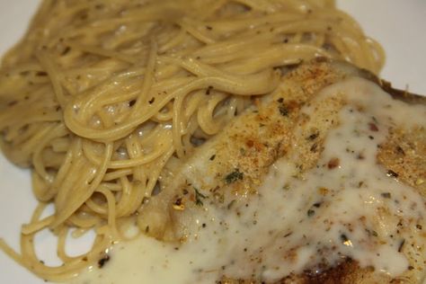 Tilapia & Pasta with Creamy Sauce Tilapia And Pasta Recipes, Tilapia Pasta, Dinner For A Family, Unusual Vegetables, Corn Broccoli, Soup With Beef, Garlic Pasta Recipe, Fried Chicken Cutlets, Fish Dinner Recipes