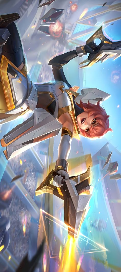 Mobile Legends Beatrix Wallpaper, Beatrix M4, Unity Artwork, Gold Lane, Mobile Legends Bang Bang, Legend Wallpaper, Wallpaper Laptop, Mobile Legend, Wind Breaker