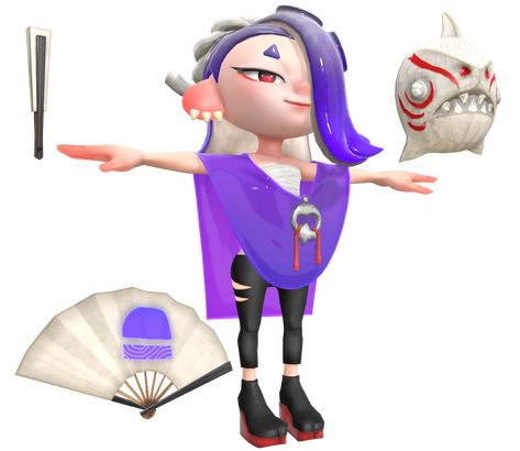 Splatoon 3 Artwork, Splatoon 3 Shiver Cosplay, Splatoon Shiver Art, Shiver Splatoon Official Art, Splatoon Model, Splatoon 3 Shiver, Splatoon Shiver, Nintendo Switch Splatoon, Shiver Splatoon