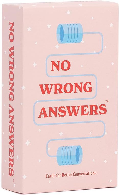 Amazon.com: No Wrong Answers: Non-Burning Questions to Kick Off Conversations : Toys & Games Sleepover Supplies, Activity For Family, Gaming Ideas, Travel Couples, Game Card Design, Fun Card Games, Burning Questions, Question Cards, Game Card