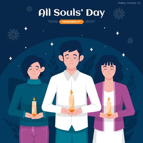 All Souls Day Poster, Souls Day, Edit Inspiration, All Souls Day, Peace And Happiness, Day Illustration, Calligraphy Art Print, All Souls, Illustration Artists