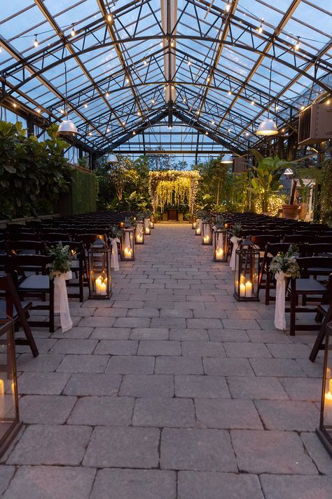 Fall Greenhouse, Fall Color Pallet, Planterra Conservatory, Greenhouse Venue, The Wedding Bliss, Glass House Wedding, Dream Wedding Reception, Dream Wedding Decorations, Botanical Gardens Wedding