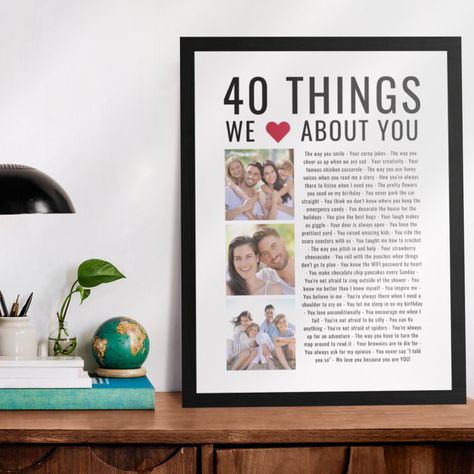 40 Birthday Ideas For Woman, 40 Birthday Ideas, 40th Birthday Poster, Holiday Soiree, Birthday Posters, 40 Birthday, Turning 40, Best Hug, 40th Birthday Cards