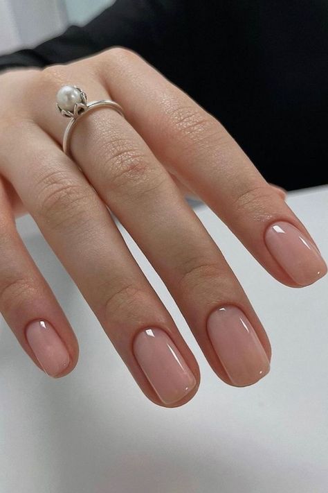 Short Natural Nails, Nails After Acrylics, Natural Nails Manicure, Short Nail Manicure, Natural Gel Nails, Goals Life, Short Gel Nails, Simple Gel Nails, Minimal Nails