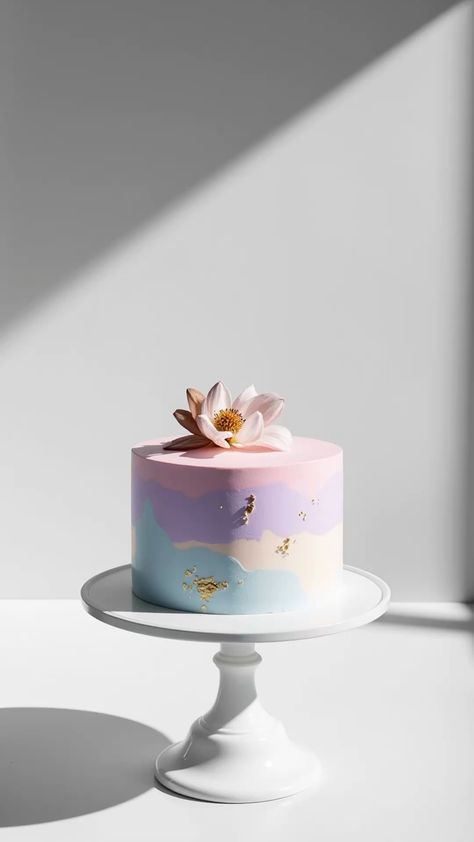 #cake #pastel #aesthetic #minimalist Diet Desserts, Christening Cake, Aesthetic Minimalist, Girl Cake, Pink Cake, Pastel Aesthetic, Party Cakes, Cake Designs, Birthday Cake