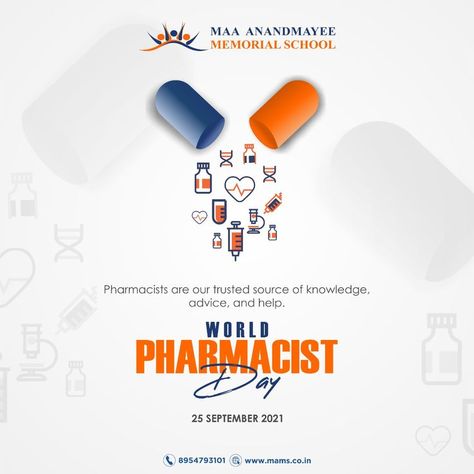 This World Pharmacists Day, let’s pay our pharmacists their due wishes and salute them for helping patients. During this pandemic along with the doctors and nurses, these frontline heroes have also helped the nation a lot. A heartily salute and a very happy World Pharmacists Day to all of them! #WorldPharmacistsDay #Pharmacists #Pharmacistsday #HelpingPatients #FrontlineHeroes #Healthcare #MedicalCare #MAMS #MAMSCares #MAMSchool #MAMSRaiwala #CBSESchools #Uttarakhand Pharmacist Day, World Pharmacist Day, 25 September, International Day, Day Wishes, Pharmacist, Medical Care, Very Happy, Health Care