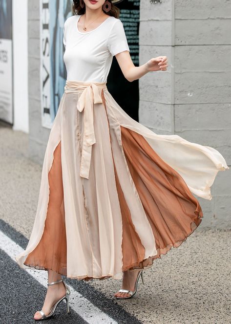 Maxi gown chiffon