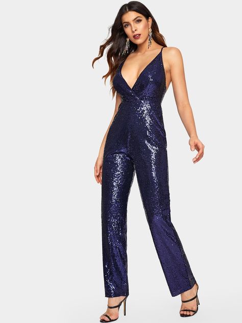 Sequined Jumpsuit, Womens Summer Jumpsuits, Summer Jumpsuit, Wedding Jumpsuit, Sequin Jumpsuit, Jumpsuit Summer, Rose Rouge, Jumpsuit With Sleeves, Trouser Style