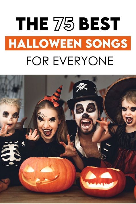 Halloween Song Playlist, Halloween Playlist Ideas, Halloween Songs Playlists, Spooky Playlist, Halloween Party Songs, Halloween Party Playlist, Halloween Music Playlist, Halloween Karaoke, Halloween Party Mix