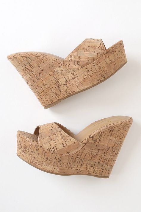 Cork Wedge Heels, Cute Platform Sandals, Cork Wedges, Cute Wedges, Platform Wedge Heels, Cute Sandals, Platform Wedge Sandals, Platform Wedge, Easy Going