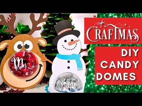 How to Make a Candy Dome ✨ Cricut Christmas Project ✨ Craftmas 2023 Day 6 - YouTube Christmas Candy Dome Svg Free, Candy Dome Svg Free, Candy Dome Svg, Cricut Explore 3, Candy Dome, Cricut Ornaments, Cricut Christmas, Christmas Idea, Free Candy